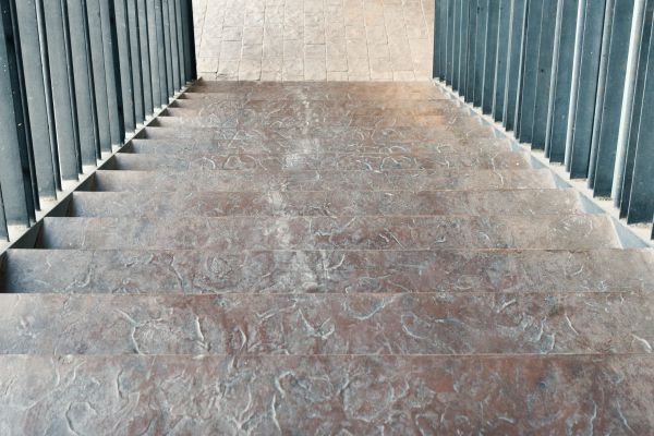 Cost of Concrete Stair Stamping in Kent
