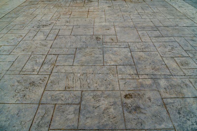 Spring Stamped Concrete